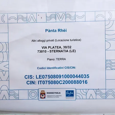 Casetta Nel Borgo Panta Rhei Sternatia
